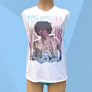 - Jimi Hendrix Muscle Tee SZ M! EUC!